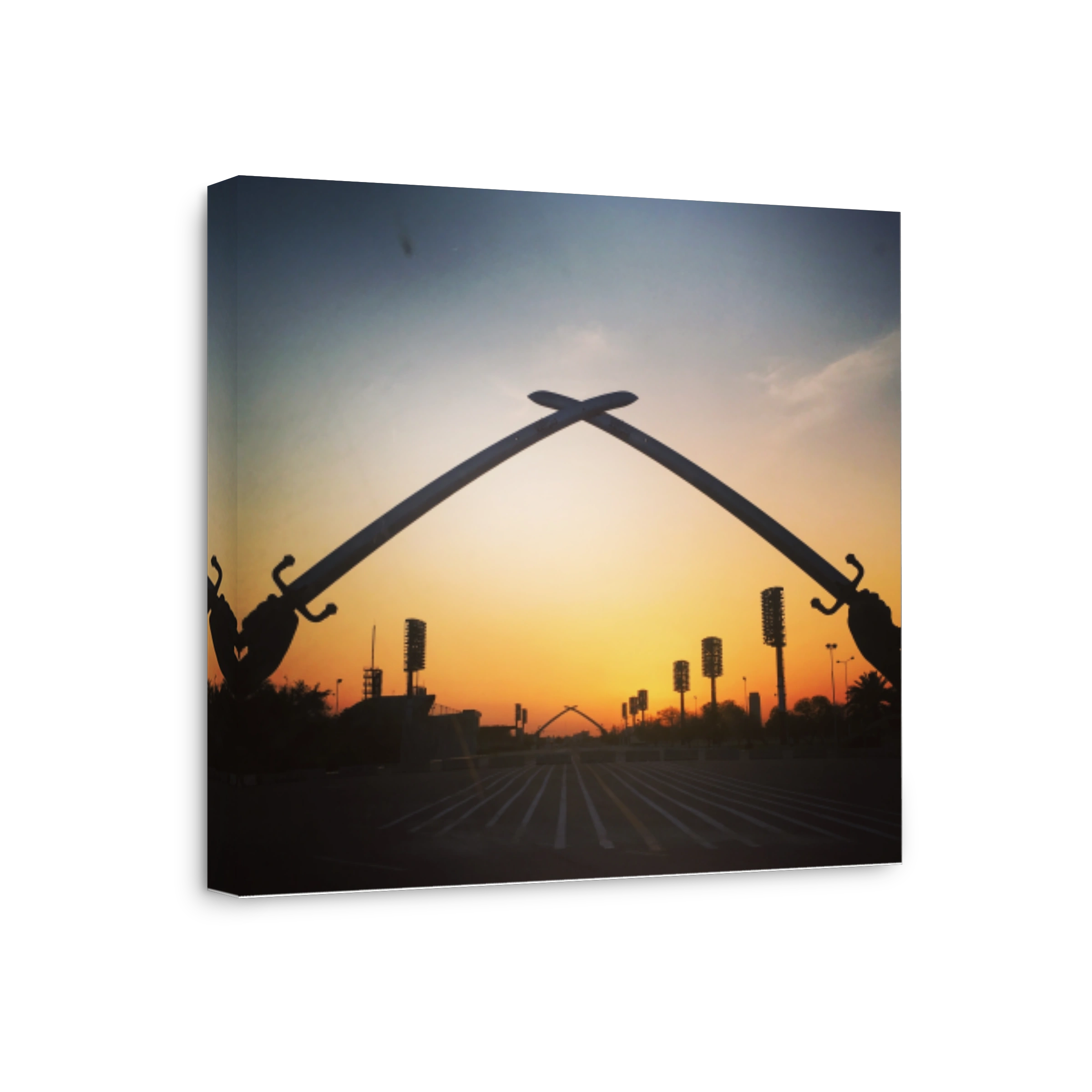 Low Angle View Of Silhouette Buildings Against Sky During Sunset