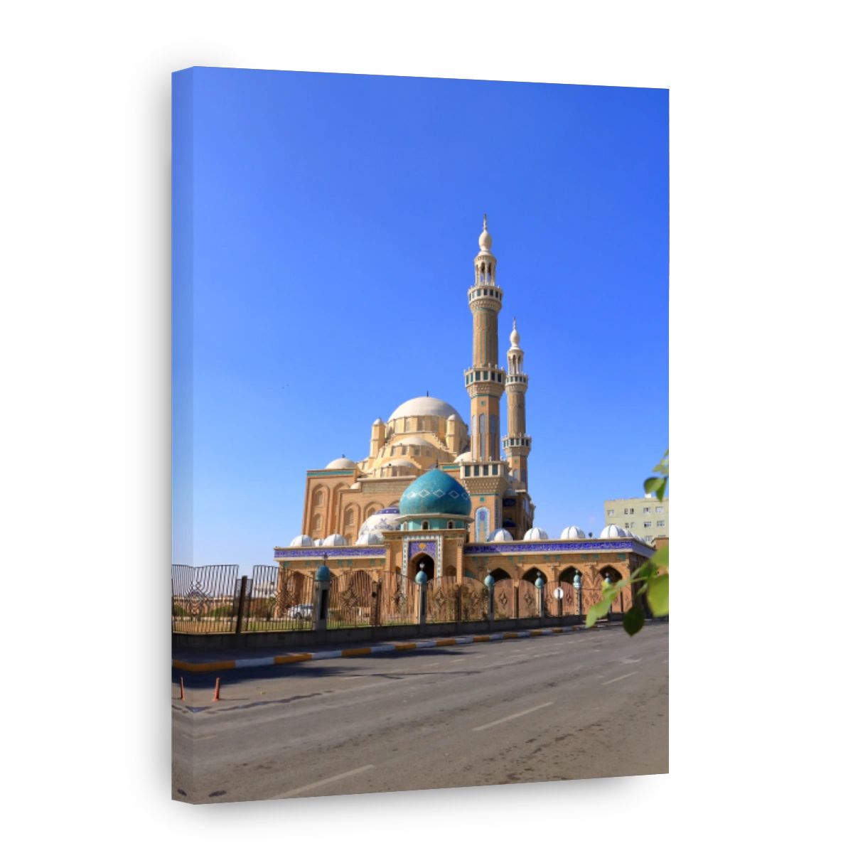 The most famous mosque in the city of Erbil, Arbil, Kurdistan Region of Iraq - Jalil Khayat Mosque in the Turkish style