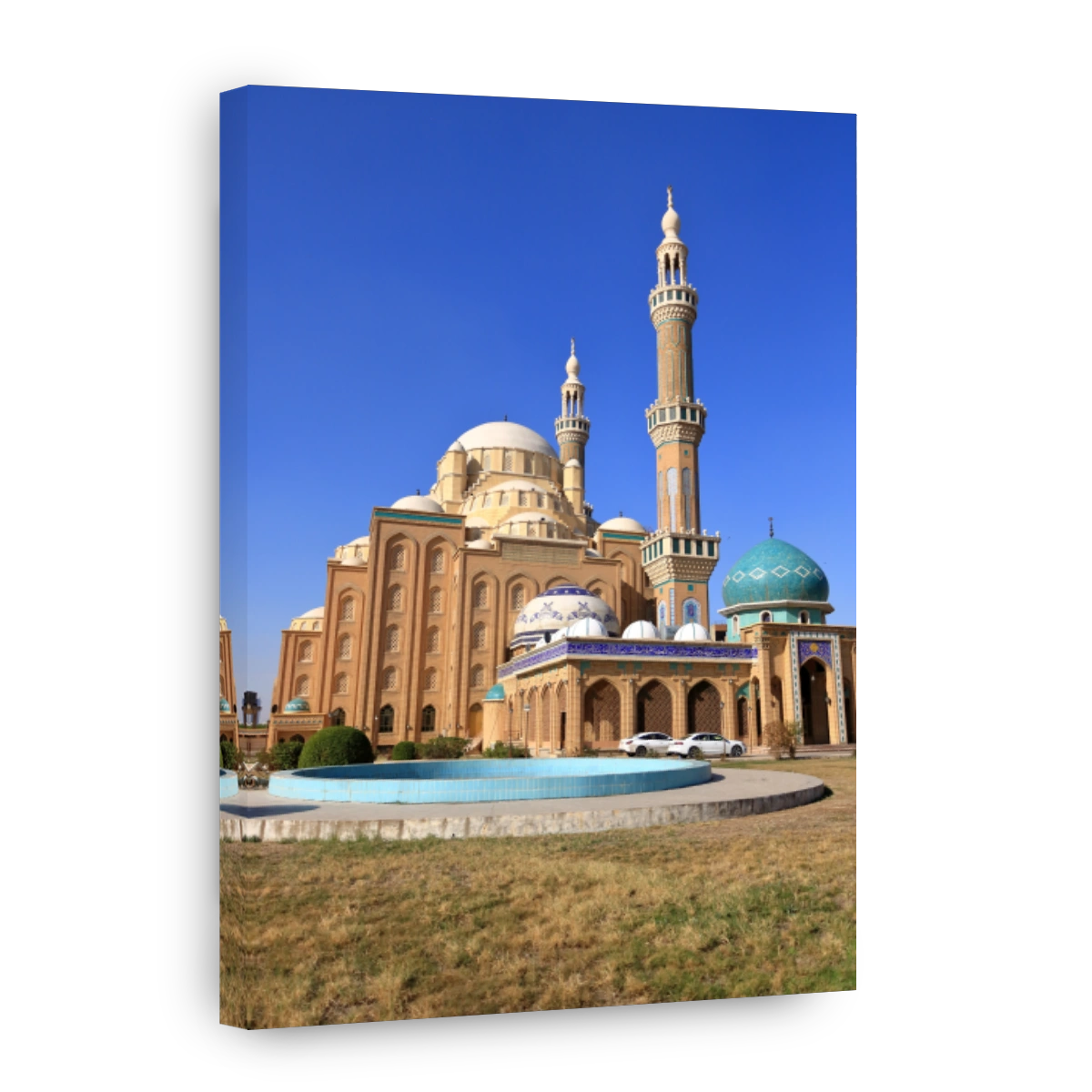 The most famous mosque in the city of Erbil, Arbil, Kurdistan Region of Iraq - Jalil Khayat Mosque in the Turkish style