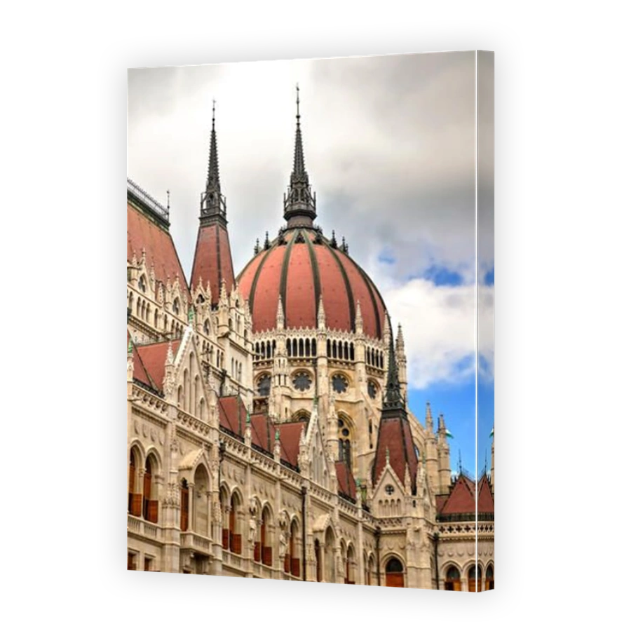 Detail of Hungarian Parliament in Budapest