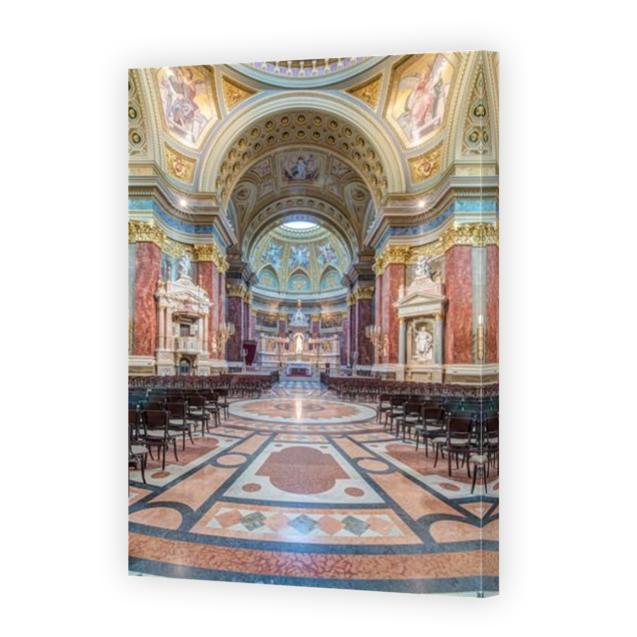 Interior of St. Stephen's Basilica, Budapest, Hungary
