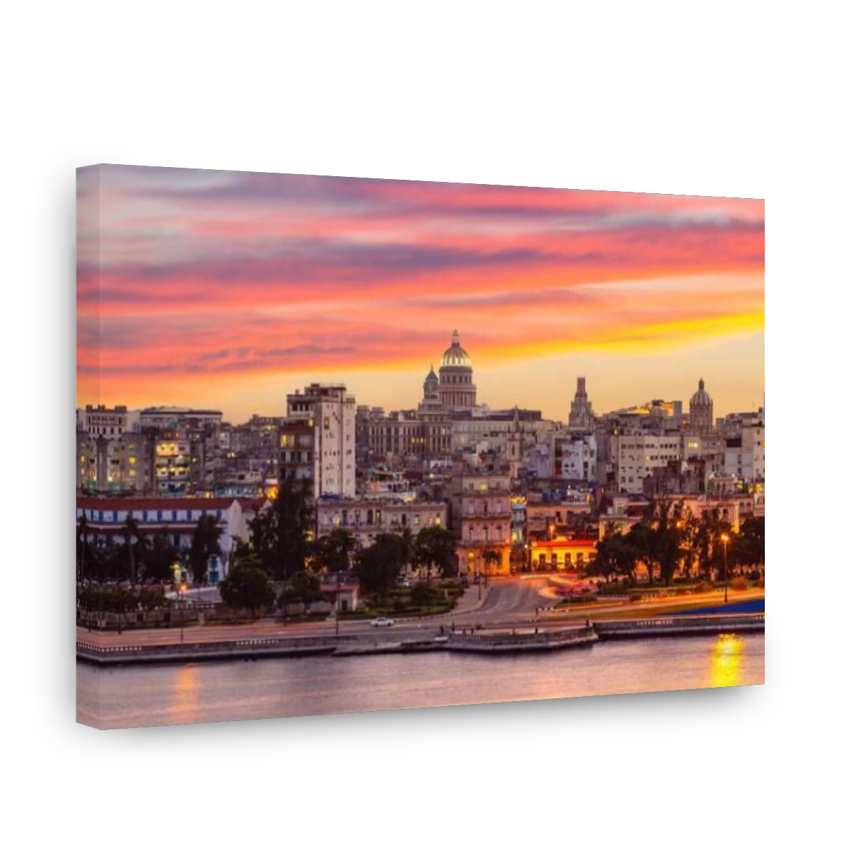 skyline of Havana, or Habana, the capital and largest city of Cuba
