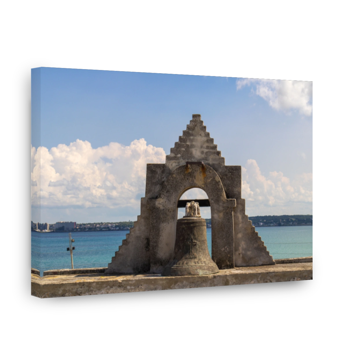 Old historical bell in the san severino castle grounds, matanzas, Cuba