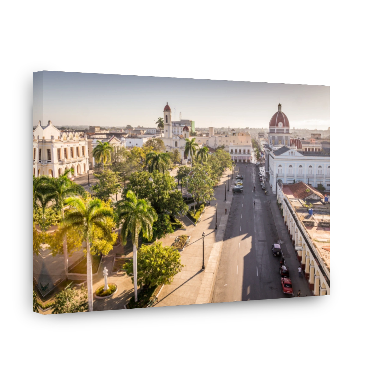 View on Jose Marti park in Cienfuegos, Cuba