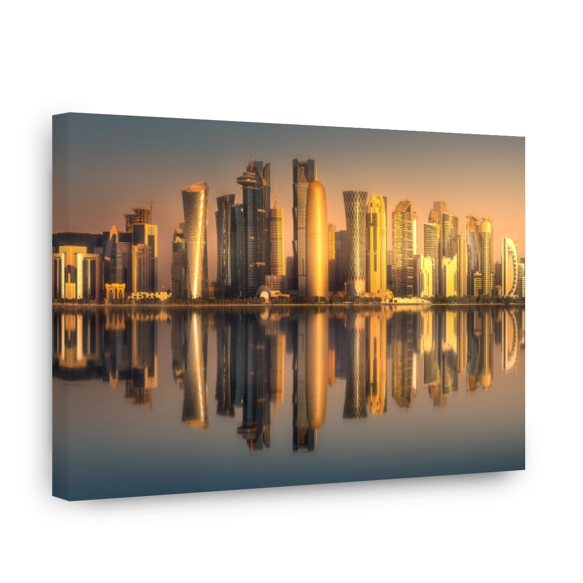 The skyline of West Bay and Doha downtown, Qatar