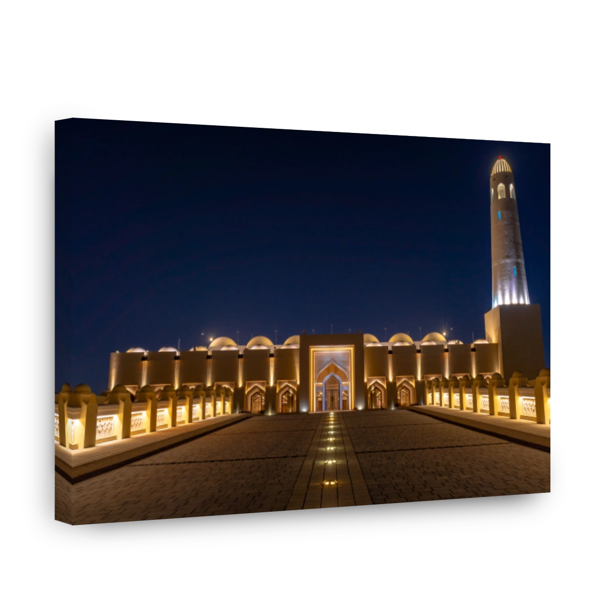 One of the beautiful mosque in Qatar. State Grand Mosque of Qatar