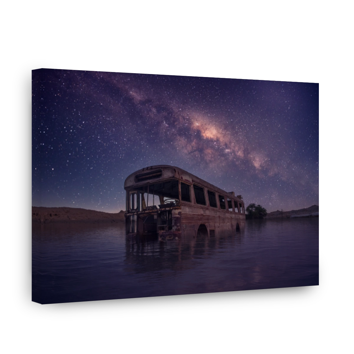 Beautiful Milkyway In Umbab Qatar