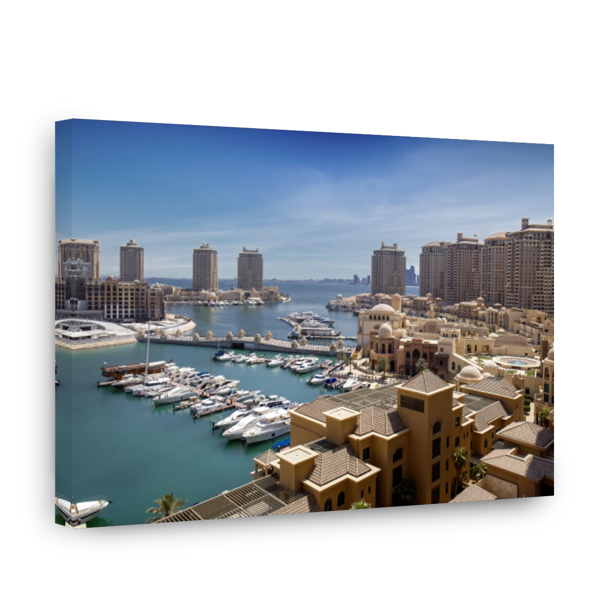 Aerial View Of Pearl Qatar Porto Arabia Doha Qatar