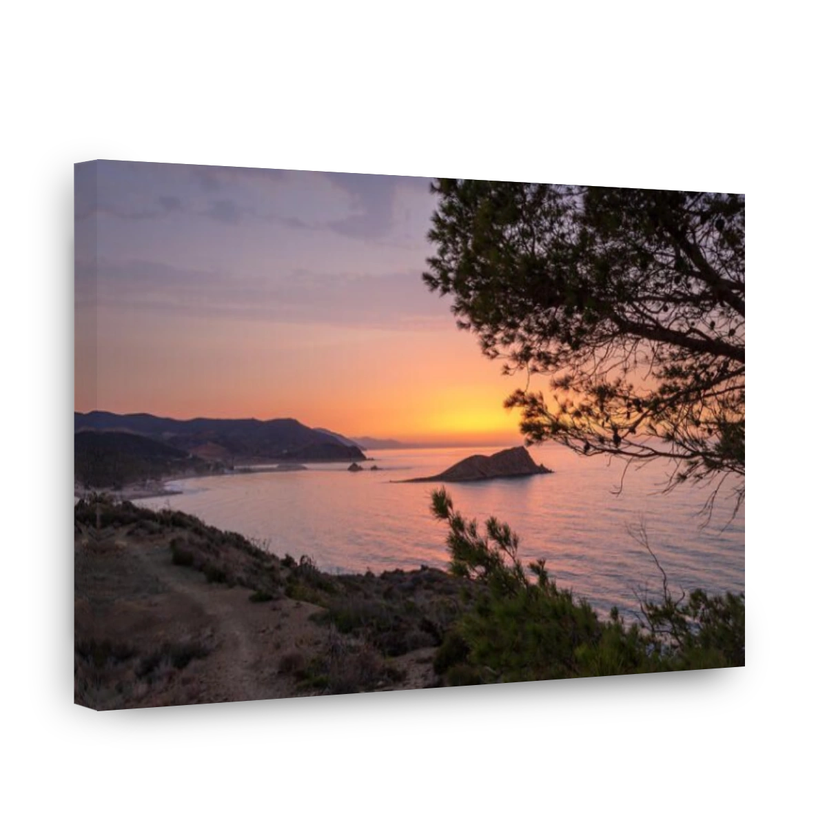 Scenic view of Cala Iris beach,Alhoceima - Morocco -