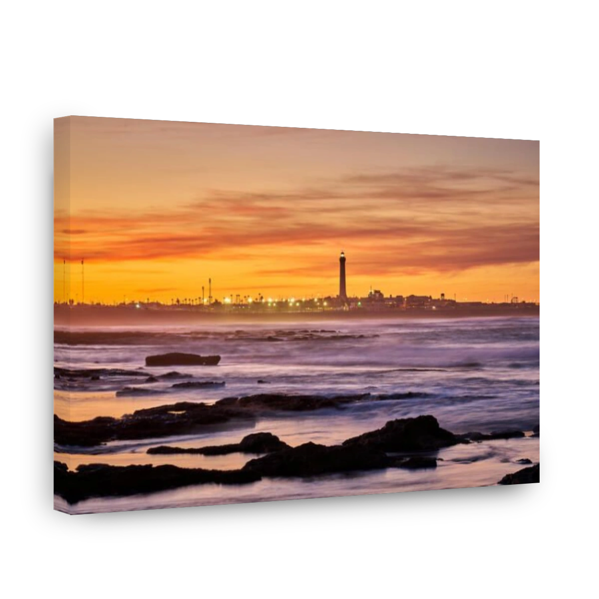 Sunset in Casablanca, Morocco