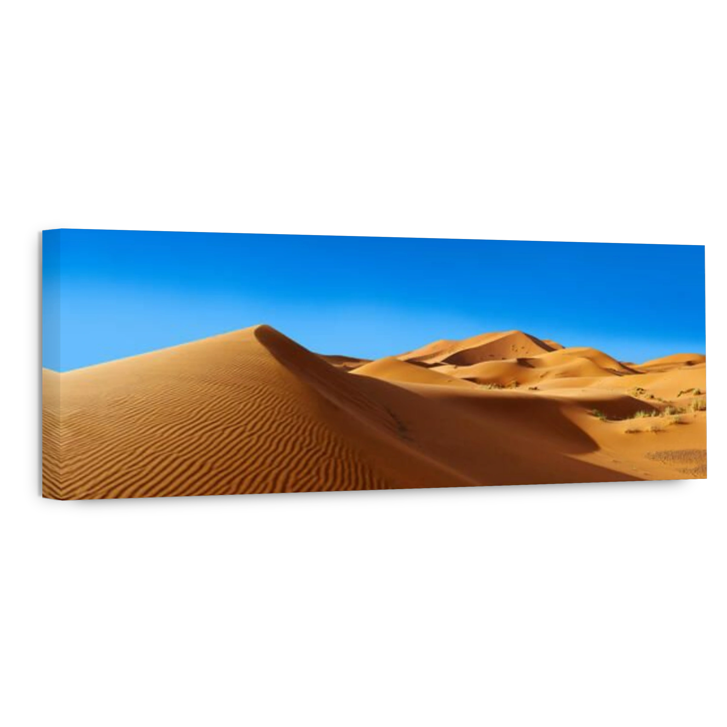Panorama of Sahara sand dunes of erg Chebbi, Merzouga,  Morocco, Africa