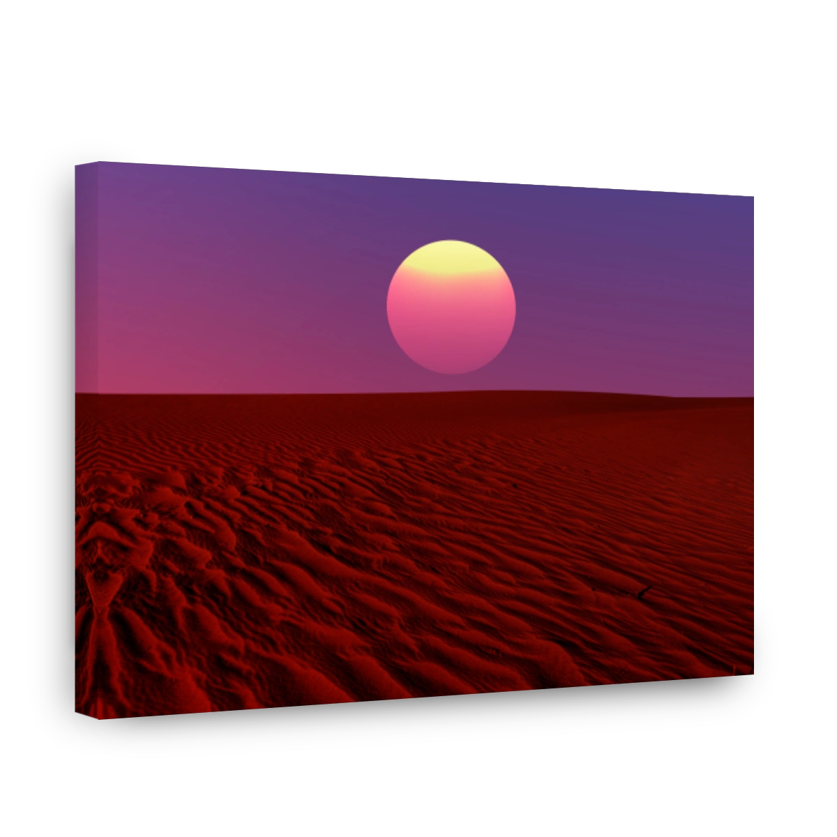 Sand dunes in the Sahara Desert, Merzouga, Morocco - Orange dunes in the desert of Morocco - Sahara desert, Morocco