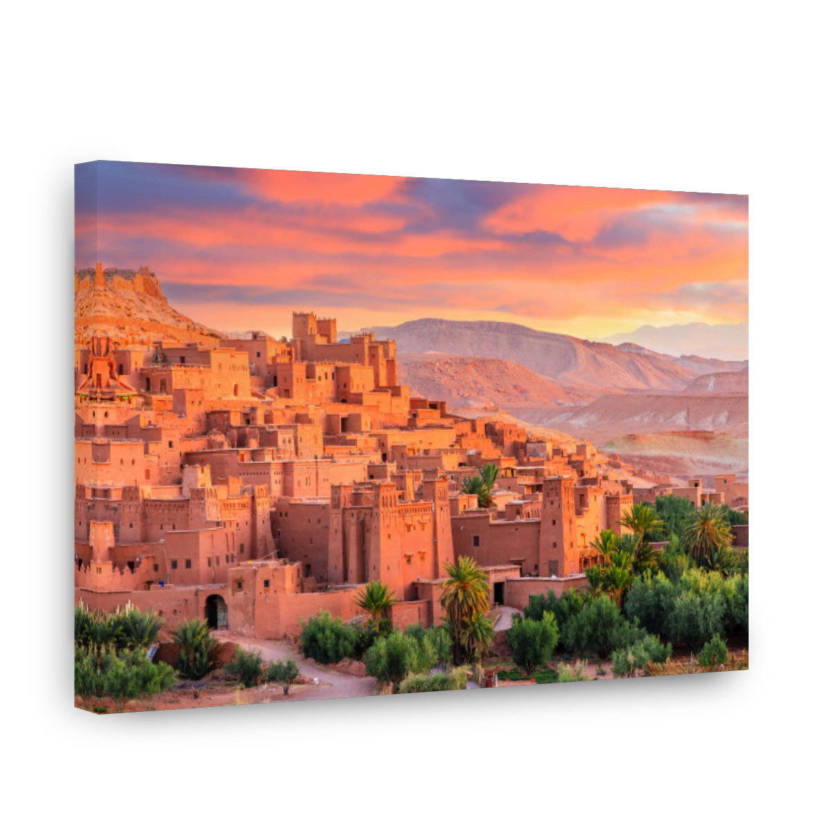 Ait-Ben-Haddou, Ksar or  fortified village in Morocco.