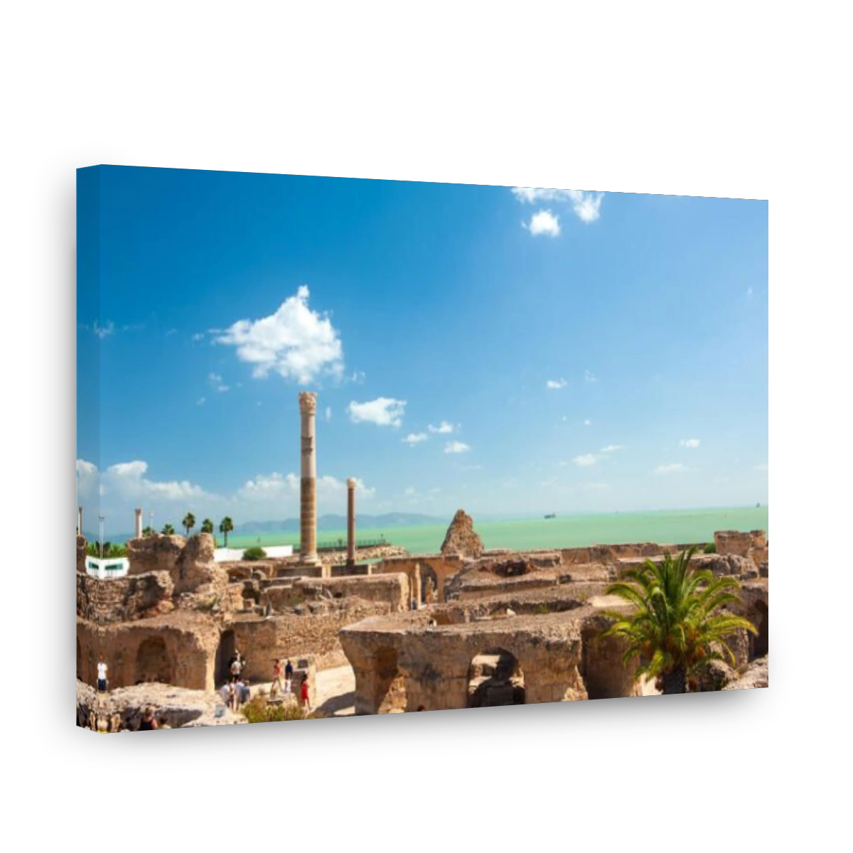 Carthage ruins of Antonine Baths at Tunisia
