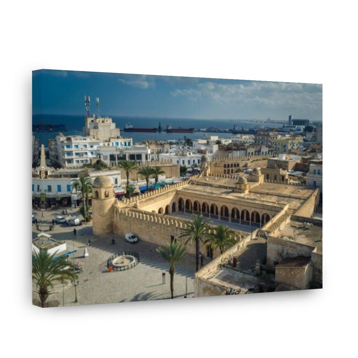The Great Mosque of Sousse, a part of UNESCO World Heritage Site Medina of Sousse. Tunisia