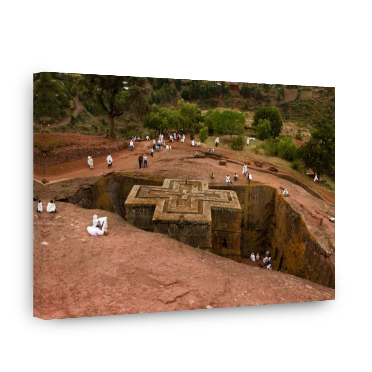 Bet Giyorgis Rock-Hewn Church, Lalibela, Ethiopia, Africa