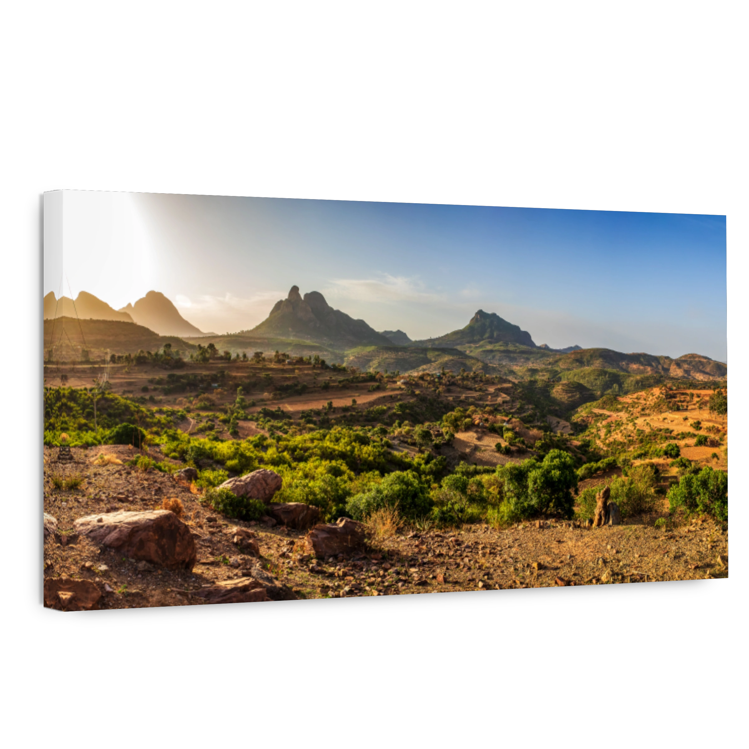 Ethiopian landscape, Ethiopia, Africa wilderness