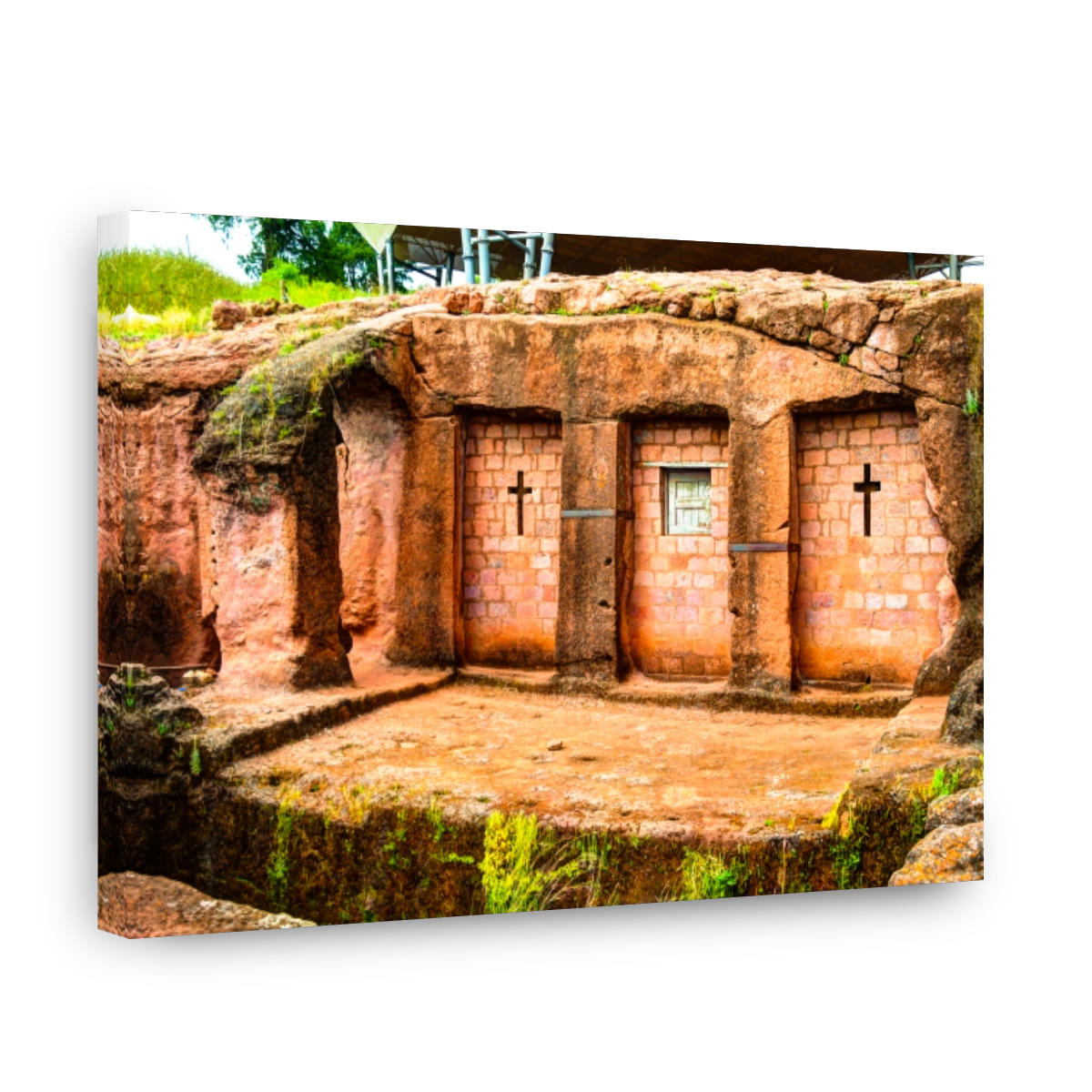 Biete Qeddus Mercoreus rock-hewn church, Lalibela, Ethiopia
