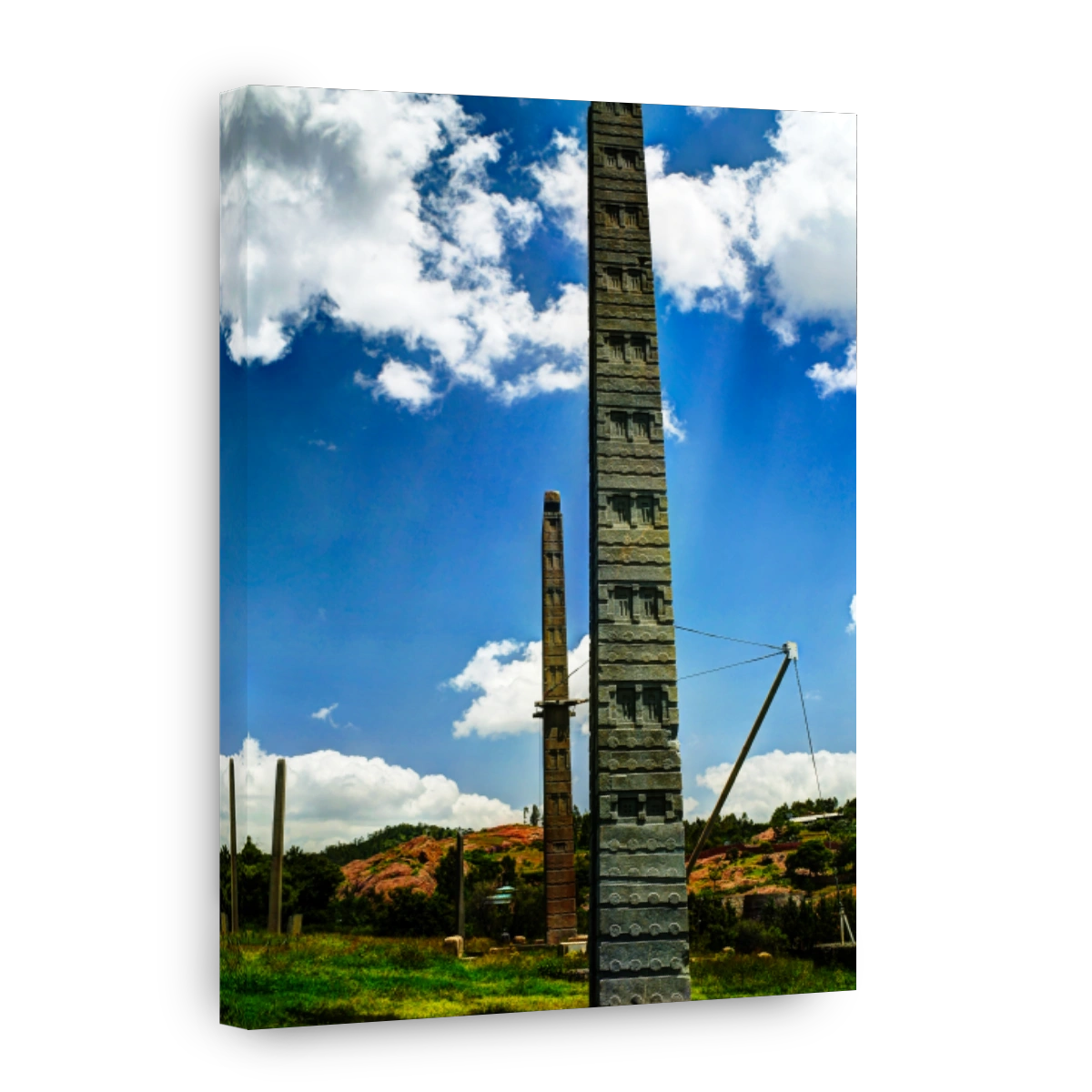 Tombstones aka Axum steles, Tigray, northern Ethiopia