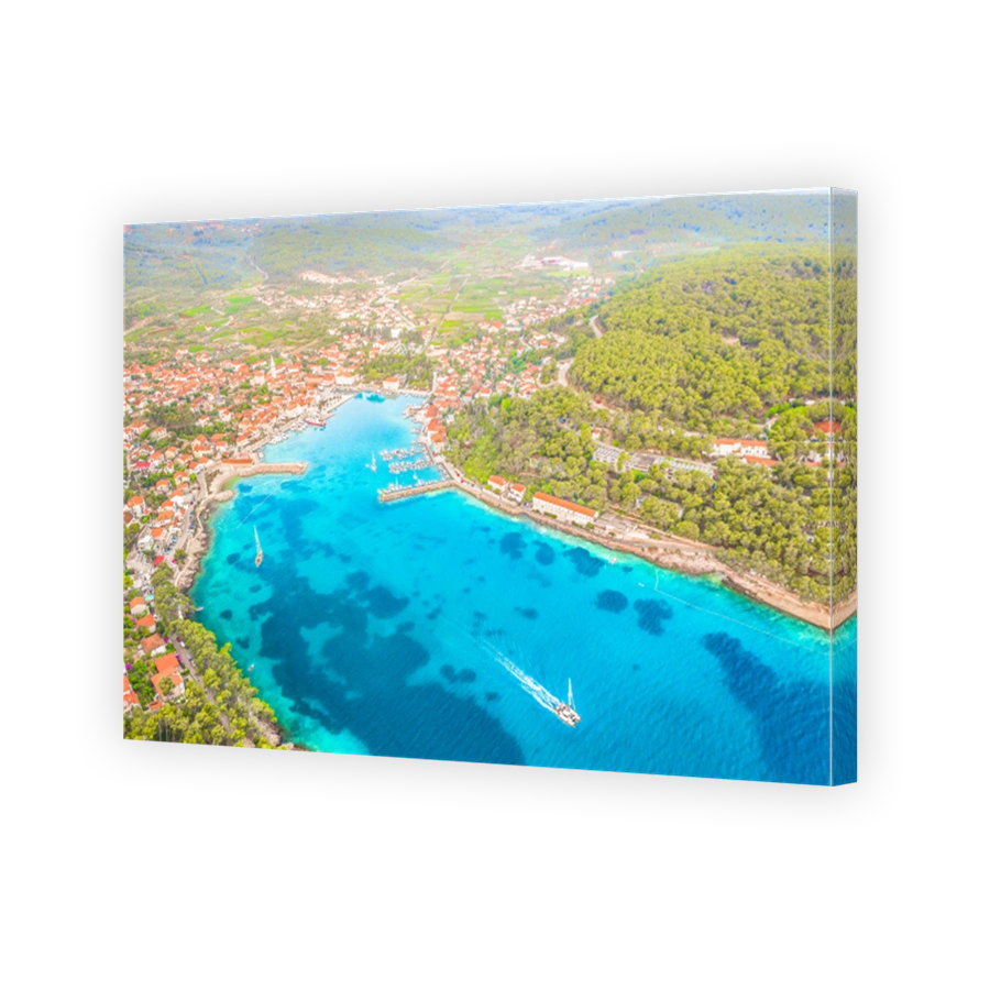 Jelsa town Adriatic Coast Croatia