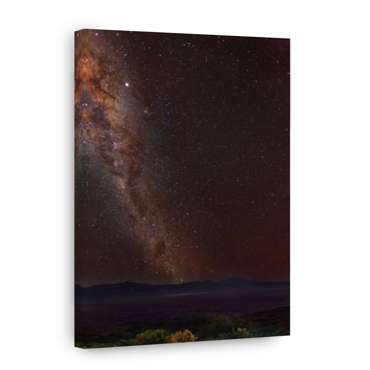 Milky way over the Ngorongoro crater, Tanzania