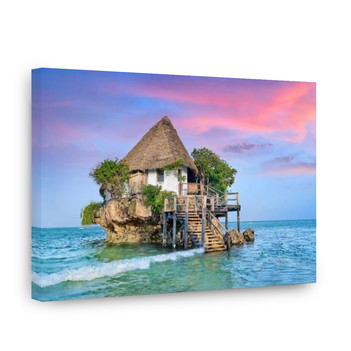 The Rock Restaurant, Pingwe, Michamvi Peninsula, Zanzibar, Tanzania, East Africa