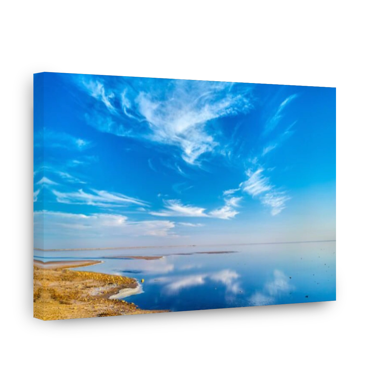 Chott el Djerid, an endorheic salt lake in Tunisia