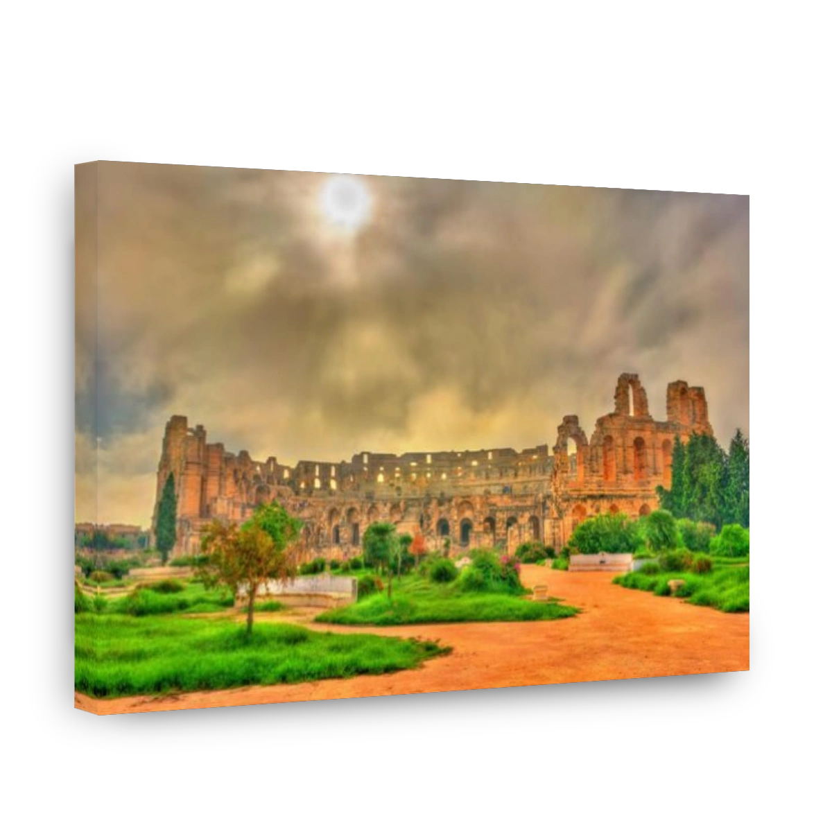 Amphitheatre of El Jem, a UNESCO world heritage site in Tunisia
