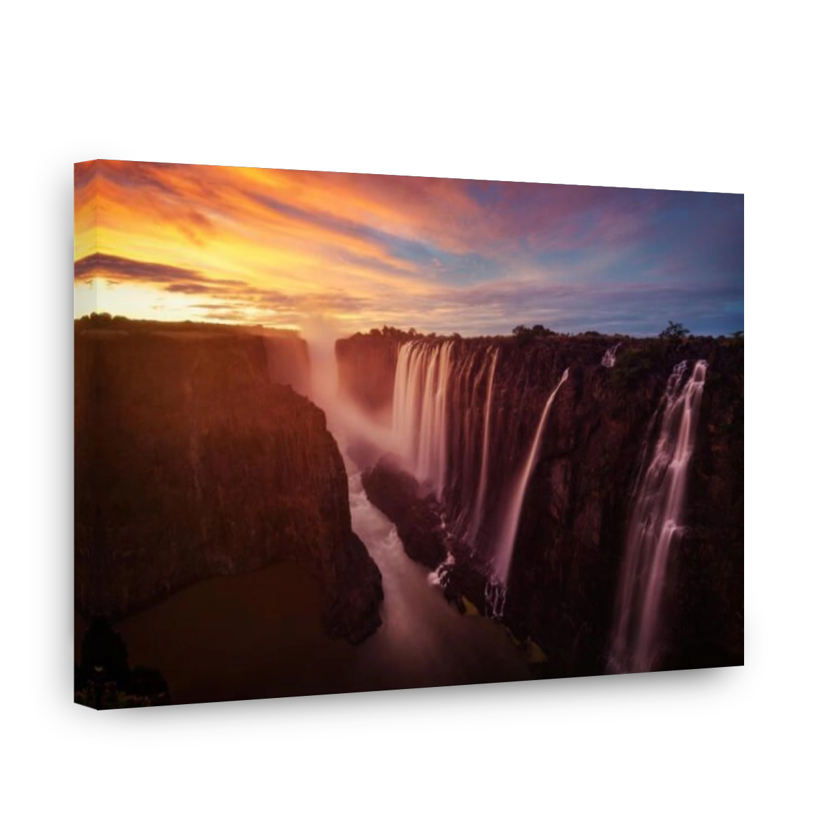 Victoria Falls in Zambia and Zimbabwe taken in 2015