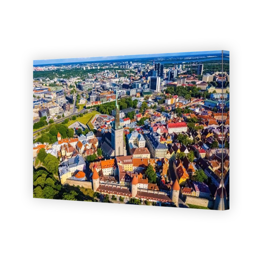 Tallinn in Estland aus der Luft | Aerial View of Tallinn in Estonia