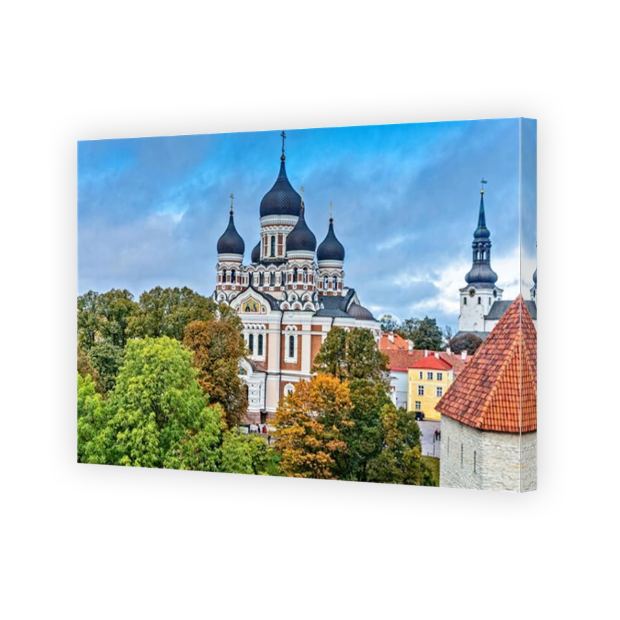 Alexander Nevsky Cathedral in Tallinn Estonia