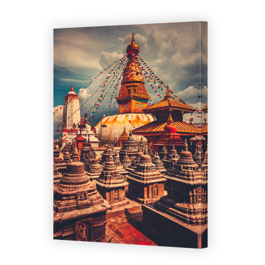 Bodhnath stupa in Kathmandu valley, Nepal