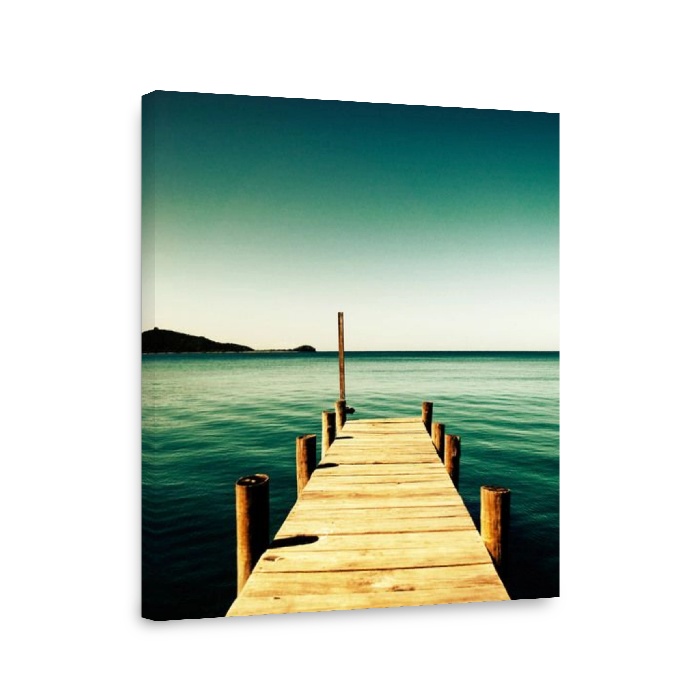 Dock in Cochino Grande, in the Cayos Cochinos, or "Hog Islands."