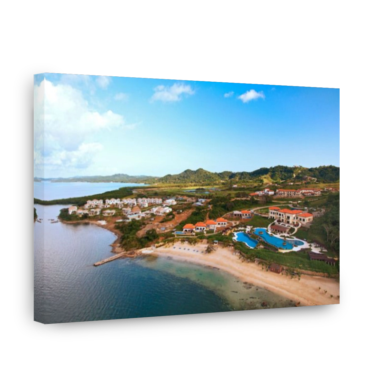 Pristine Bay Resort and Black Pearl Golf course on the island of Roatan, Honduras