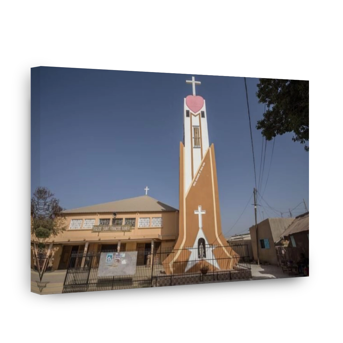 A Christian church in Joal-Fadiouth in Senegal