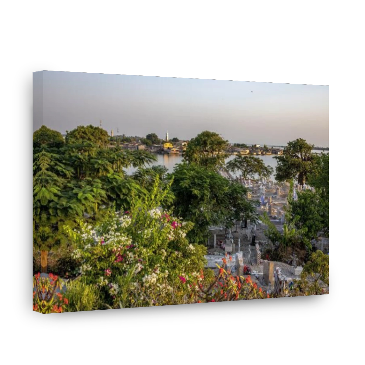 Catholic graveyard in Fadiouth, Senegal, West Africa, Africa