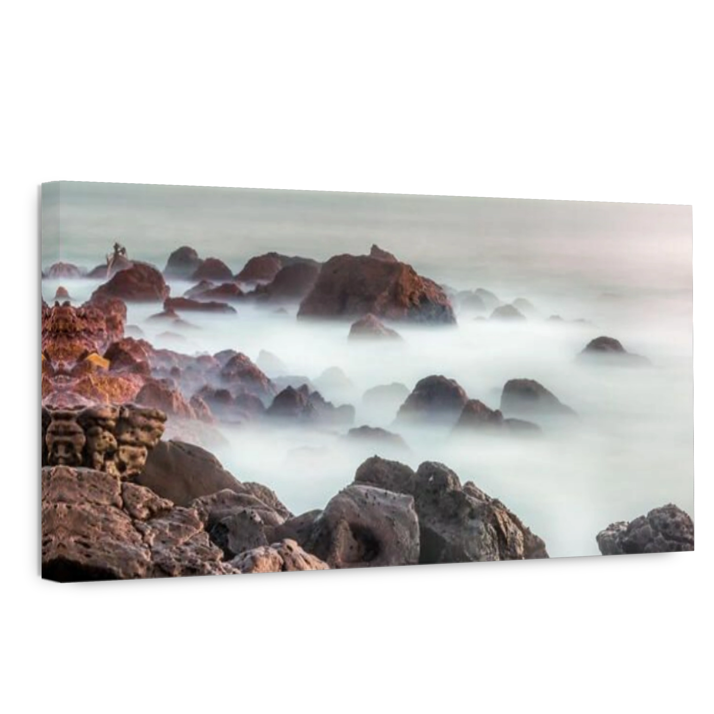 The beautiful waters of the Atlantic ocean with its rocky coastline near the City of Dakar in Senegal