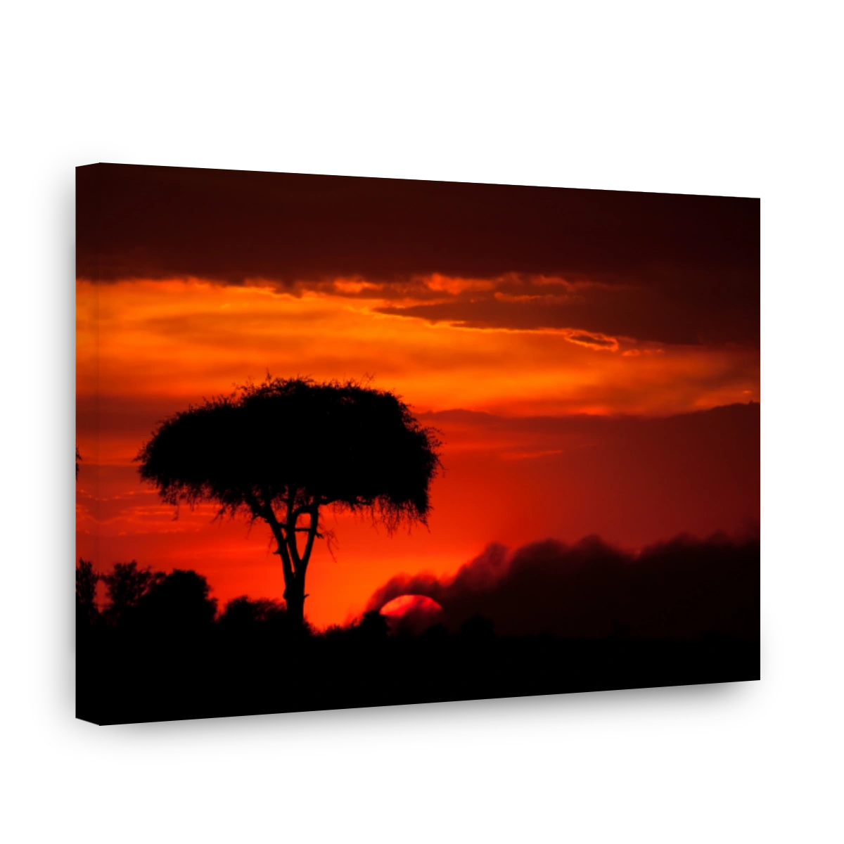 Burning sunset