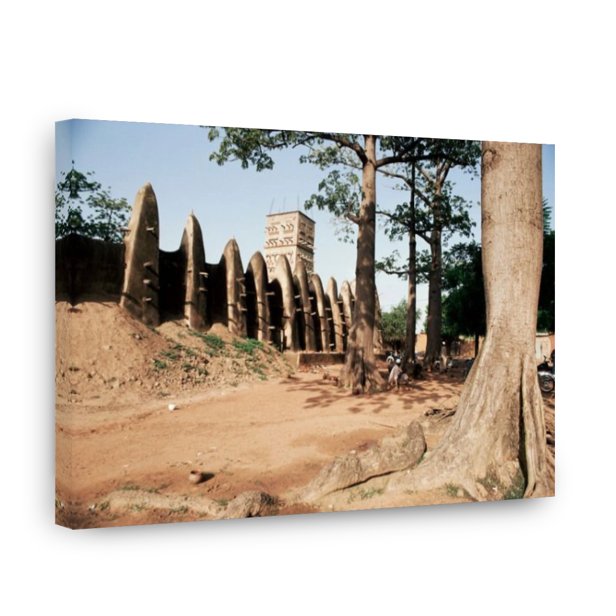 Mossi style mosque Ouagadougou Burkina Faso Africa