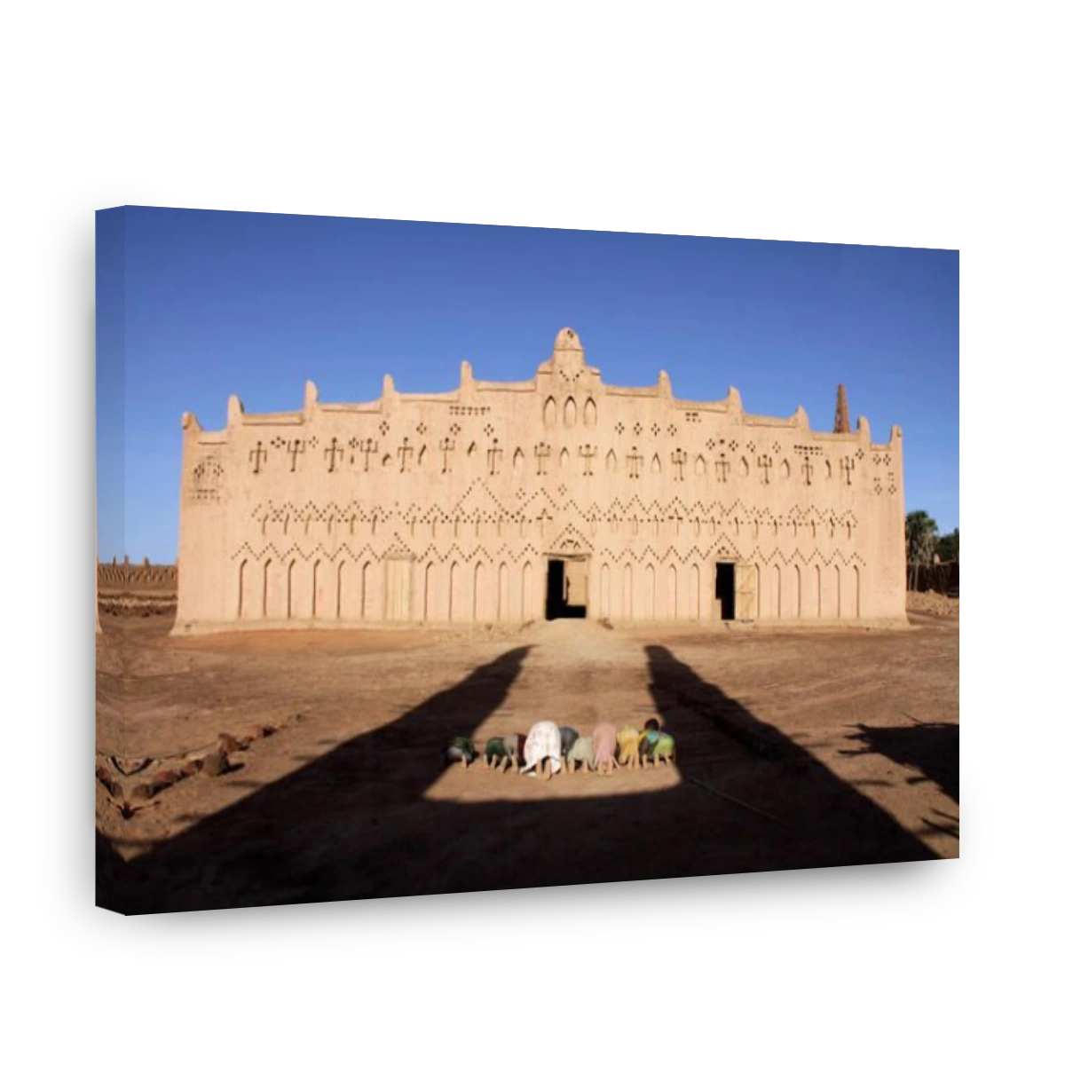 The great mosque of islamic holy city , Bani, in Sahel region , Burkina Faso