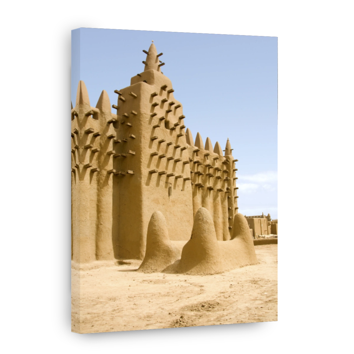minaret on Djenne mosque,Mali