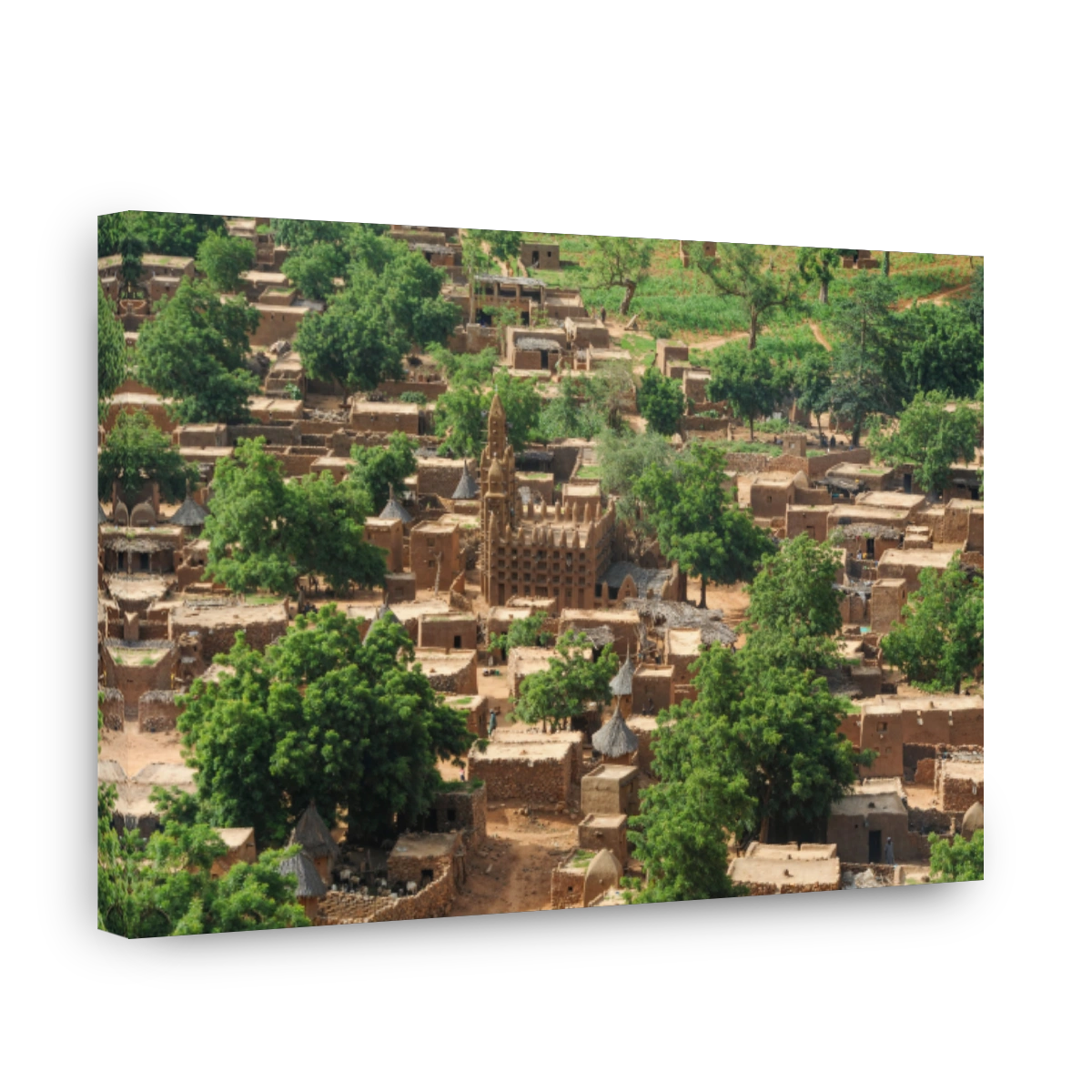 village on the Bandiagara fault in Mali