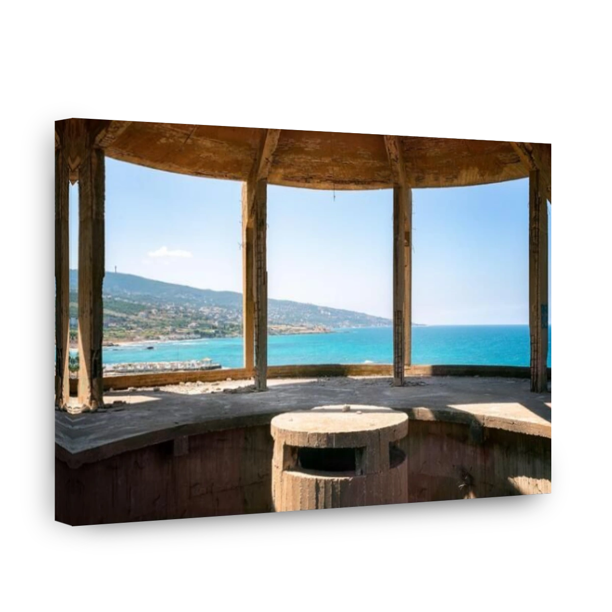 Abandoned Aquarium Tower with Seaview in Batroun Lebanon