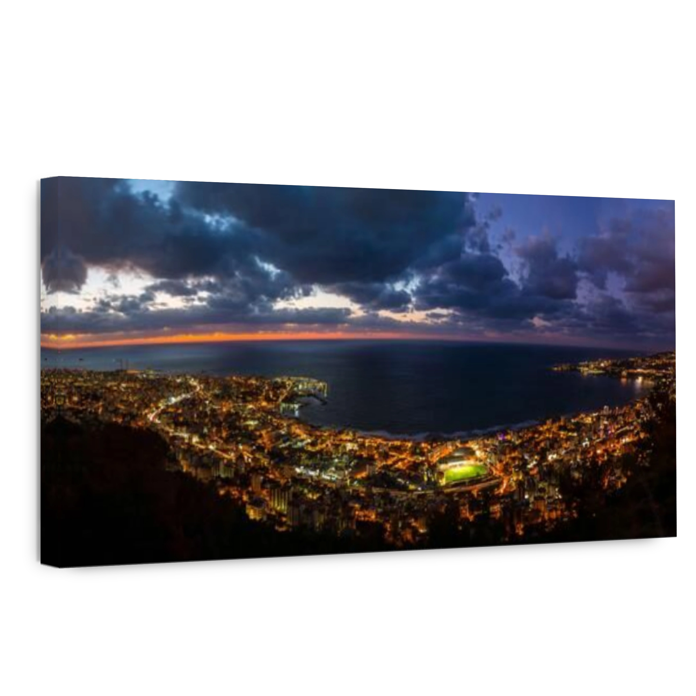 panoramic view of Jounieh, Lebanon