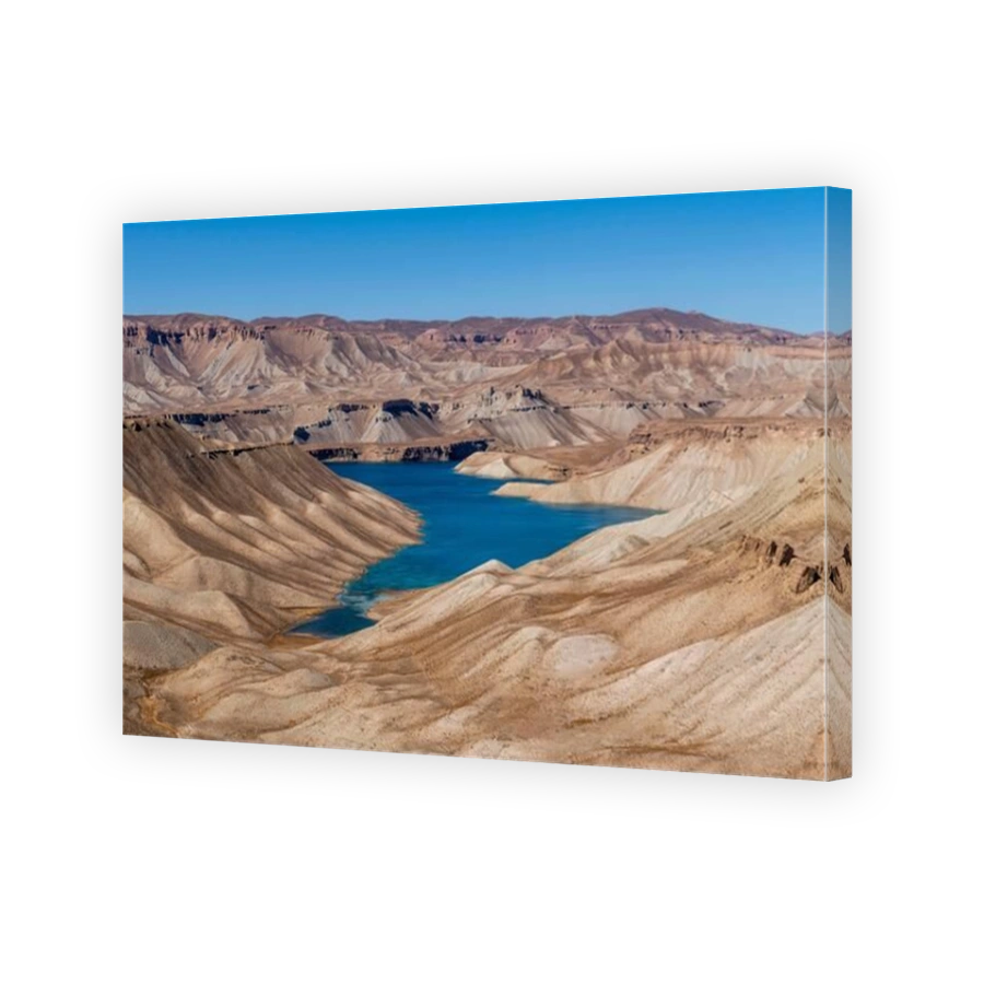 Overlook over the Unesco National Park, Band-E-Amir National Park, Afghanistan