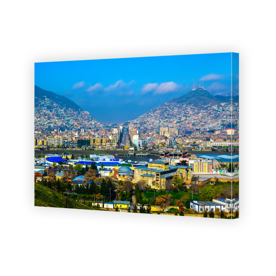 Bird's Eye View of Kabul City