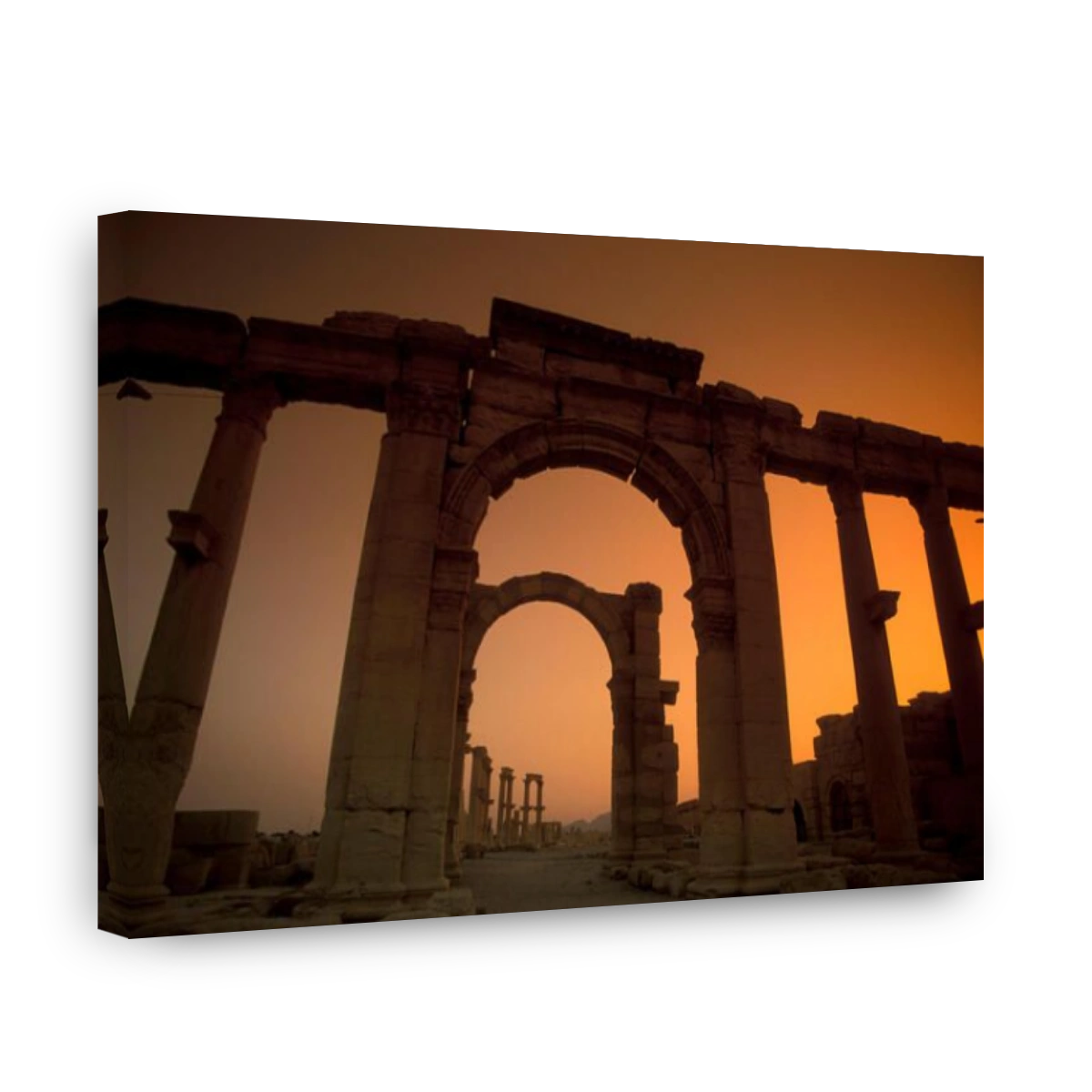 the Roman Ruins of Palmyra in Palmyra in the east of Syria.