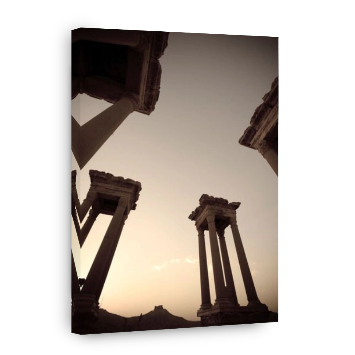 Syria, Palmyra Ruins (UNESCO Site), Tetrapylon