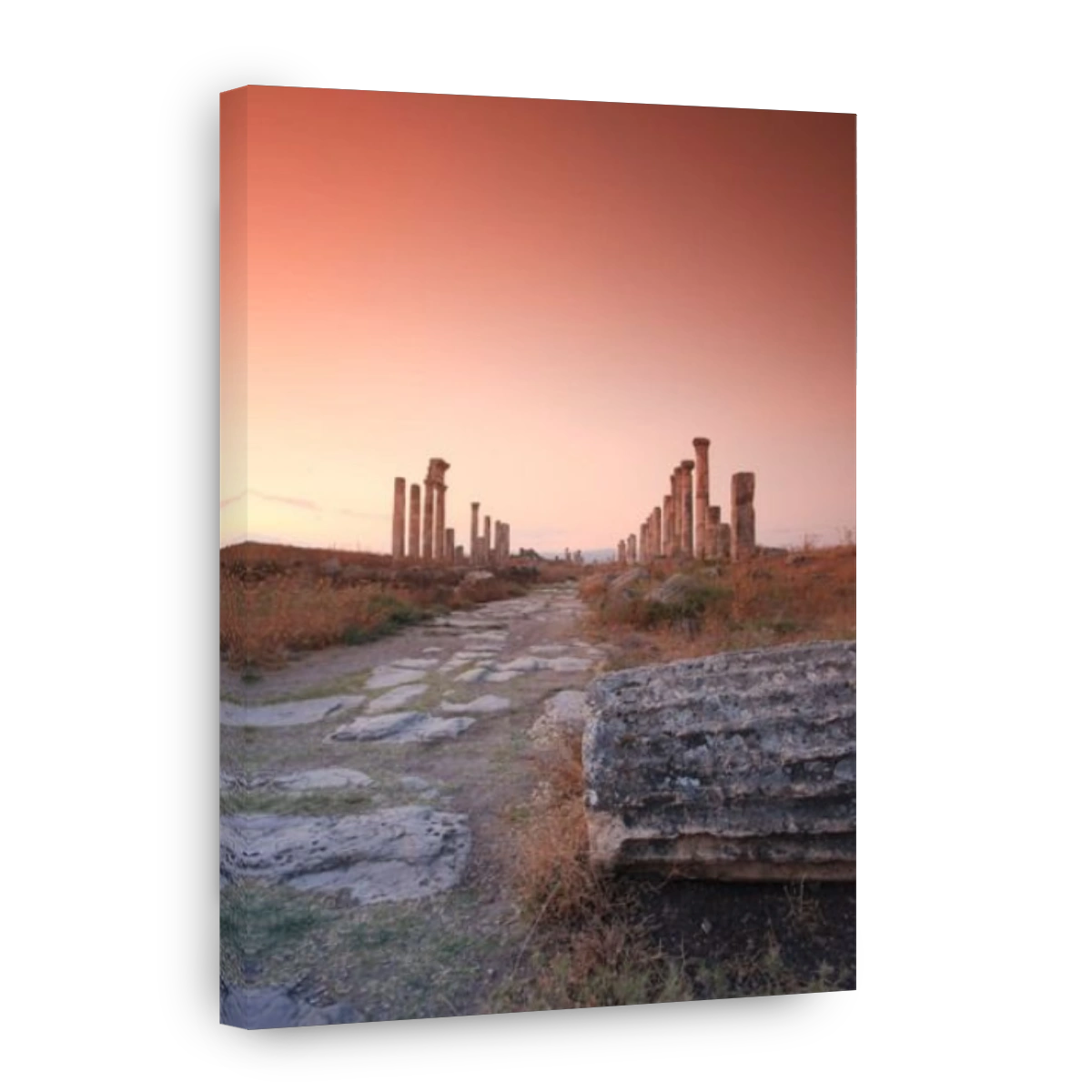 Syria, Apamea (Afamia) Archaeological Site (founded 3rd Century BC), 2km Cardo (Roman Colonnade Main Street)