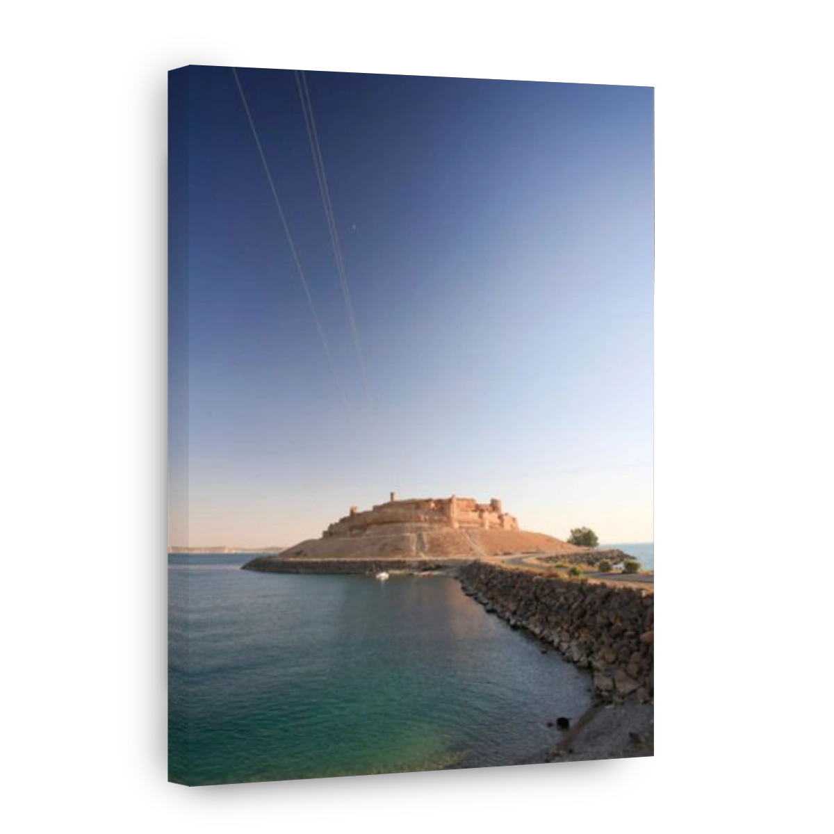 Syria, Euphrates river , Ath Thaura, Lake Al-Assad and Qalaat Jaabar Castle